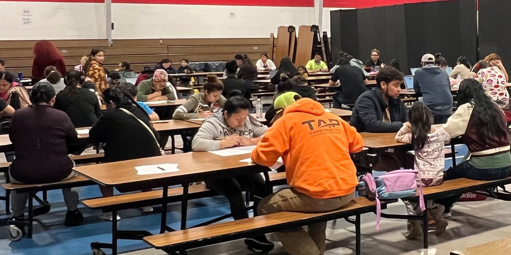 Evening parent ESL classes